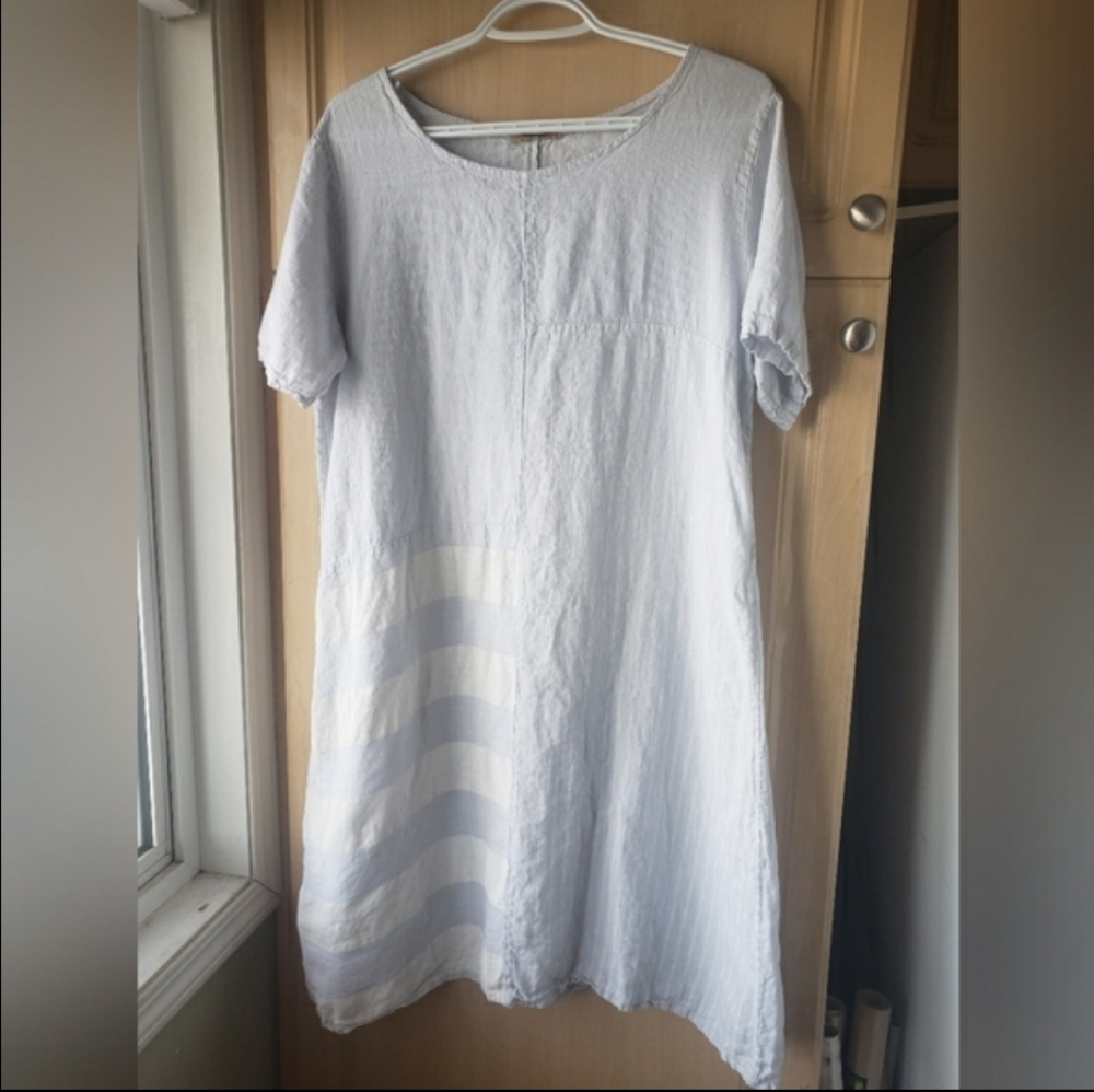 Beyond Capri 100% linen made in Italy dress